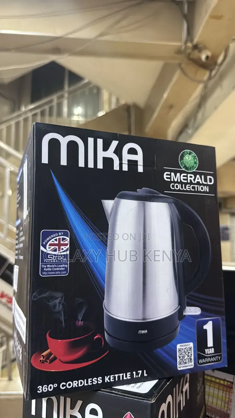 Mika 1.7l Corded Electric Kettle (Mkt1001)