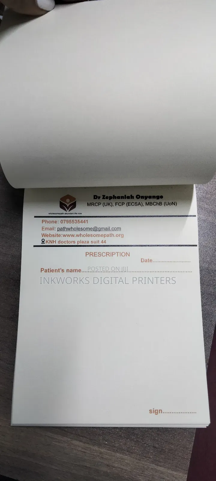 Prescription Book
