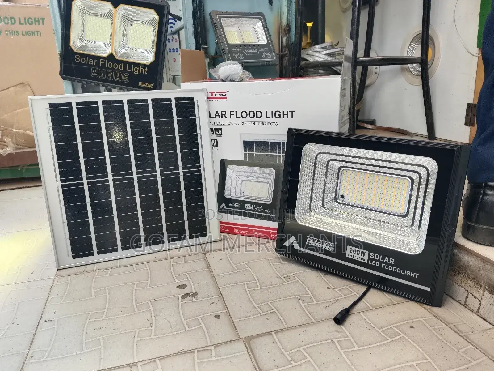Alltop 200w Solar Floodlight