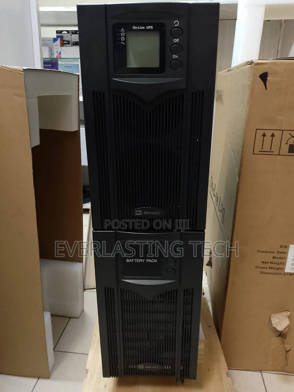 Mercury Pro S Online Ups, 1.0pf, 6kva/6kw