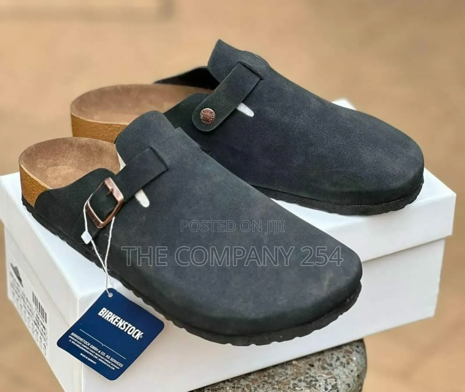 Quality Leather Casual Crogs Brick Stone Slide Open Shoes