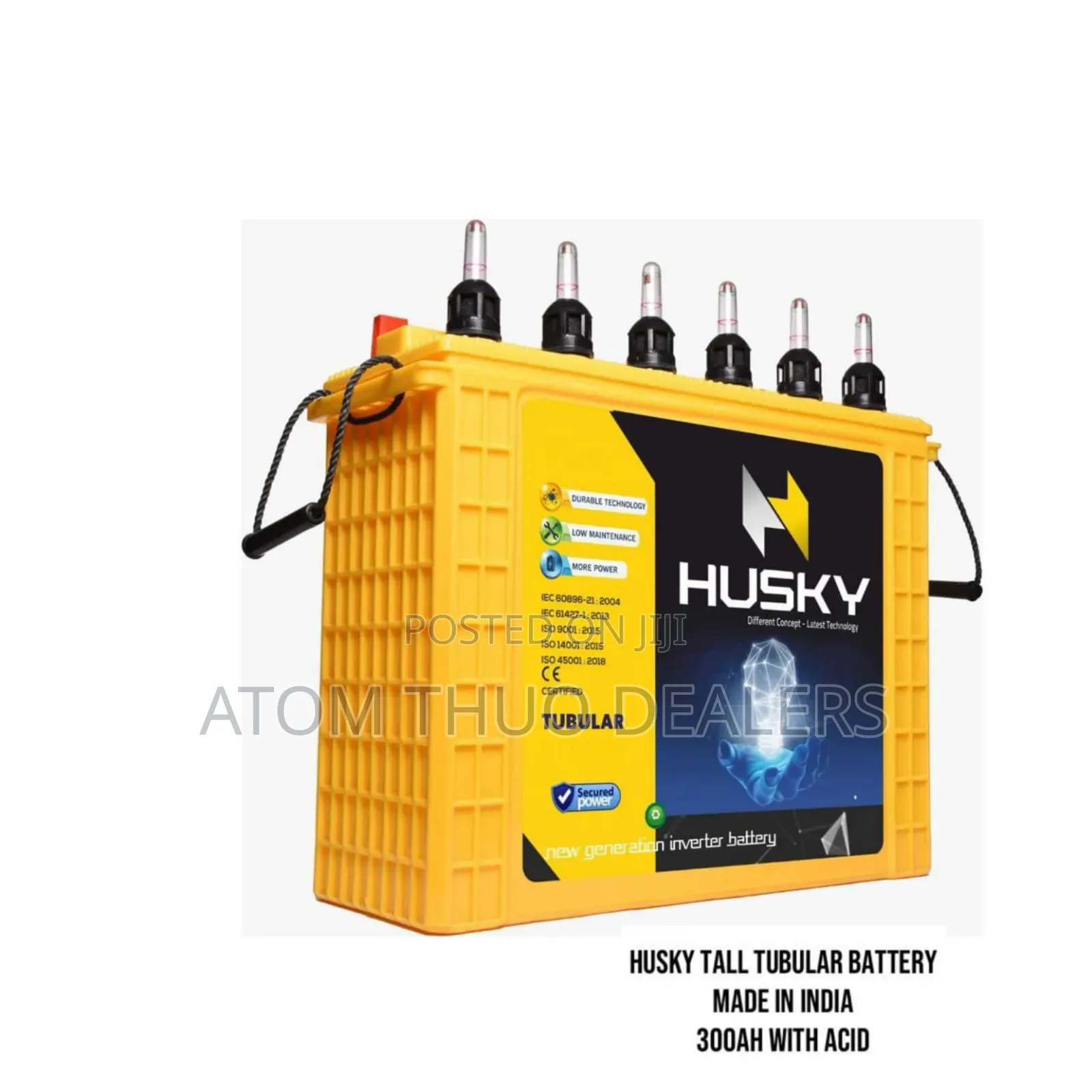 Husky Tall Tubular Solar Battery 300ah With Acid
