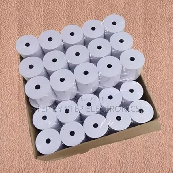 Cut-Rated 50 Pieces of 80mm by 80mm by 13mm Thermal Rolls
