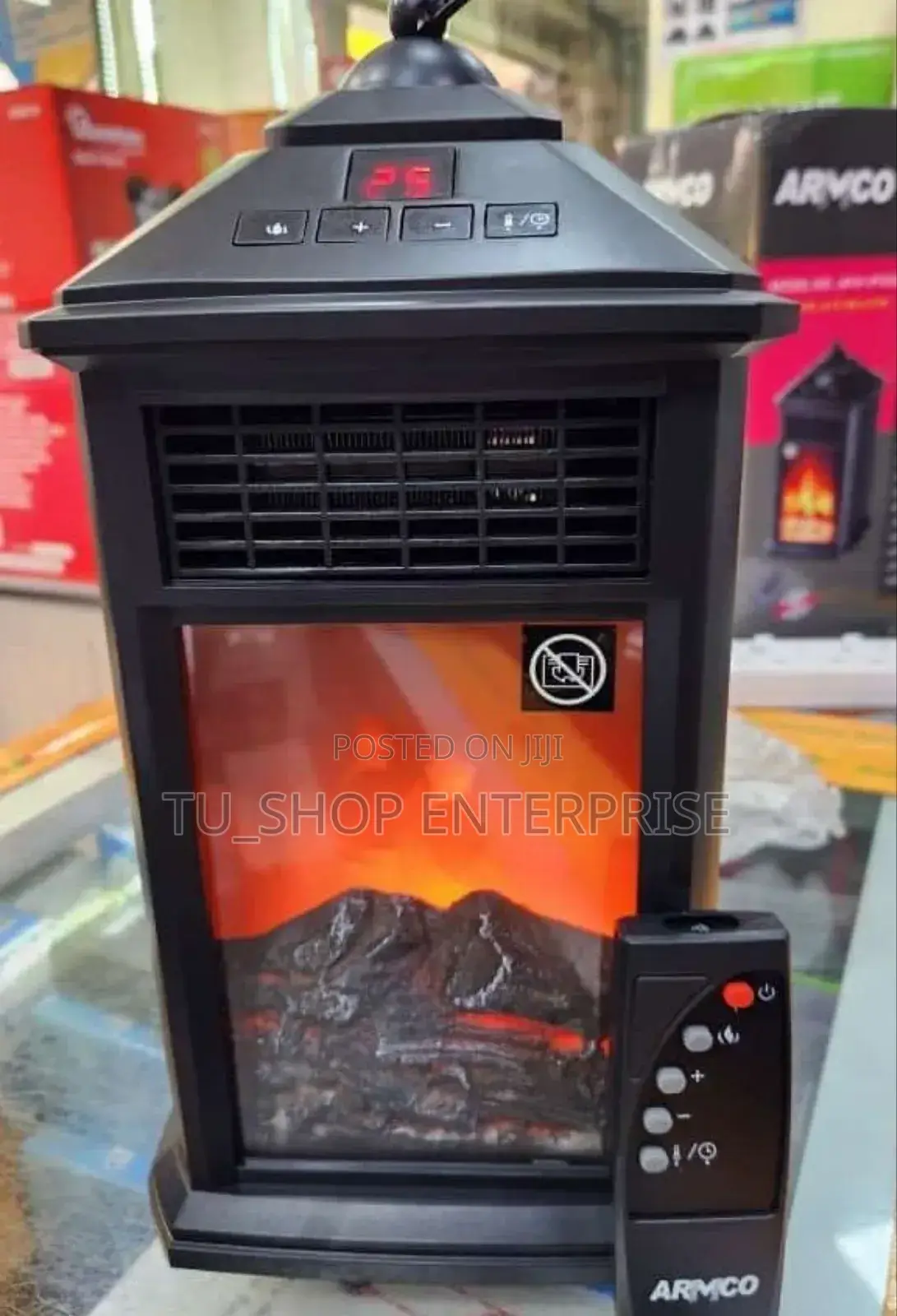 *Armco Fireplace Heater.