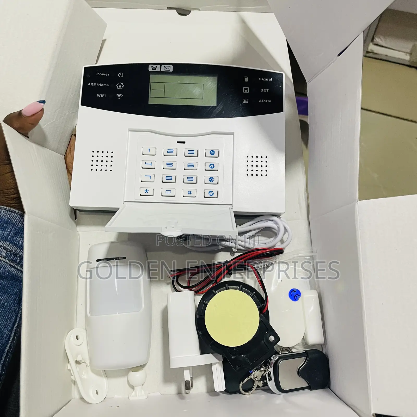 Wifi Tuya App Anti Theft Wired Home, Office, Shop Alarm Kit