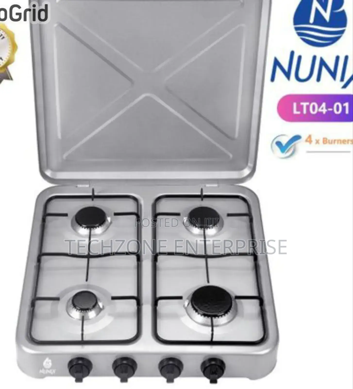 Nunix (Lt04-01) 4 Full Burner Tabletop Gas Cookers 
