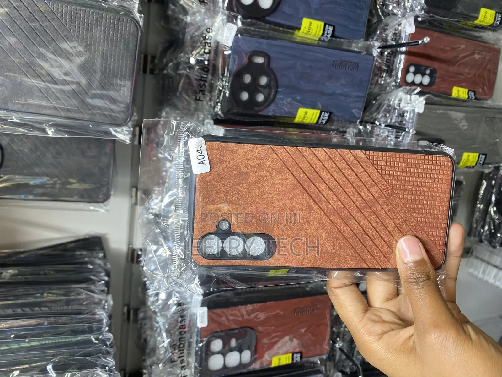 Megany Leather Back Cover for Samsung Galaxy A04s