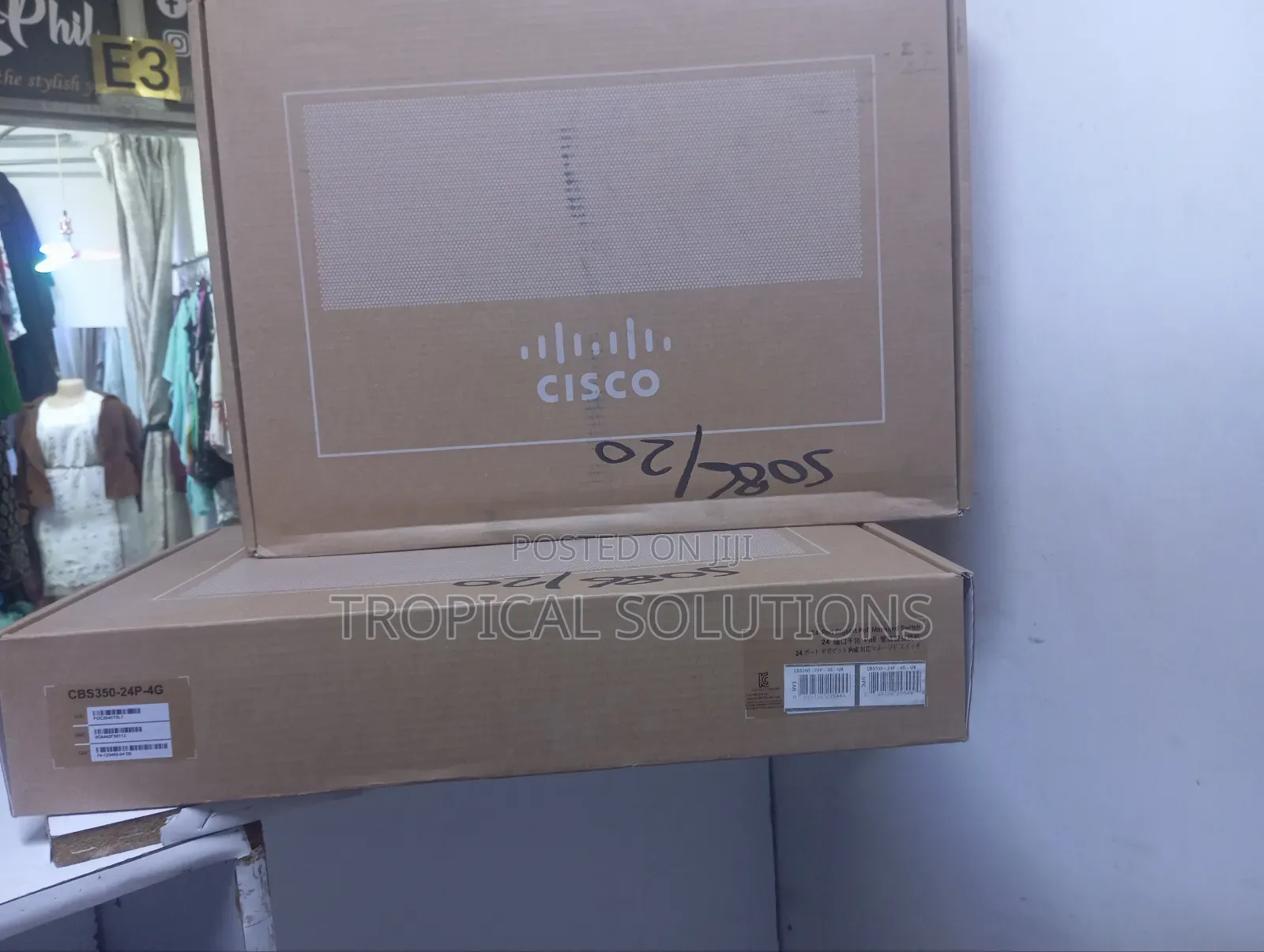 Cisco Cbs350 - 24p - 4g - Uk Port Gigabit Poe Managed Switch