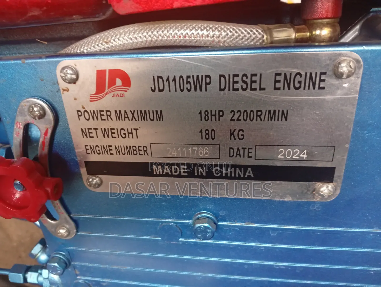 Water Pump Jd 18hp With 55m Hd Bare Pump