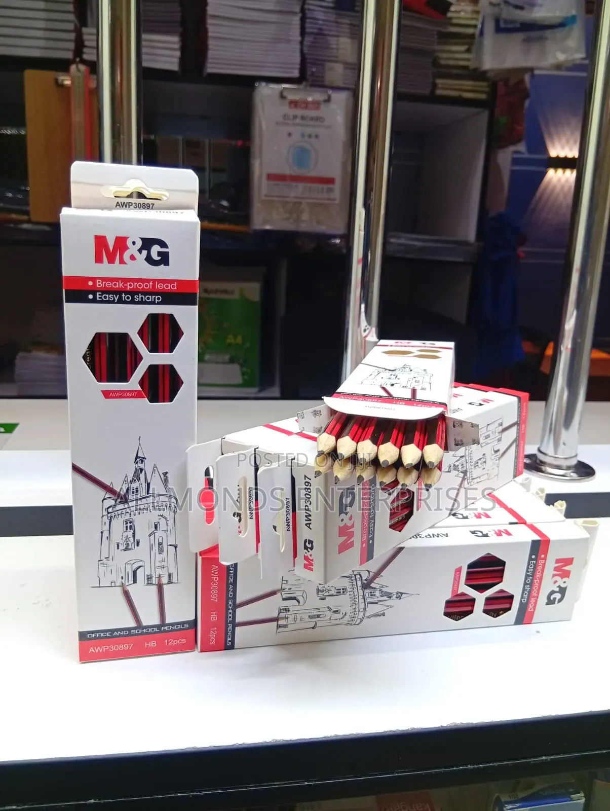 A Packet of 12pcs M G Hb Pencil