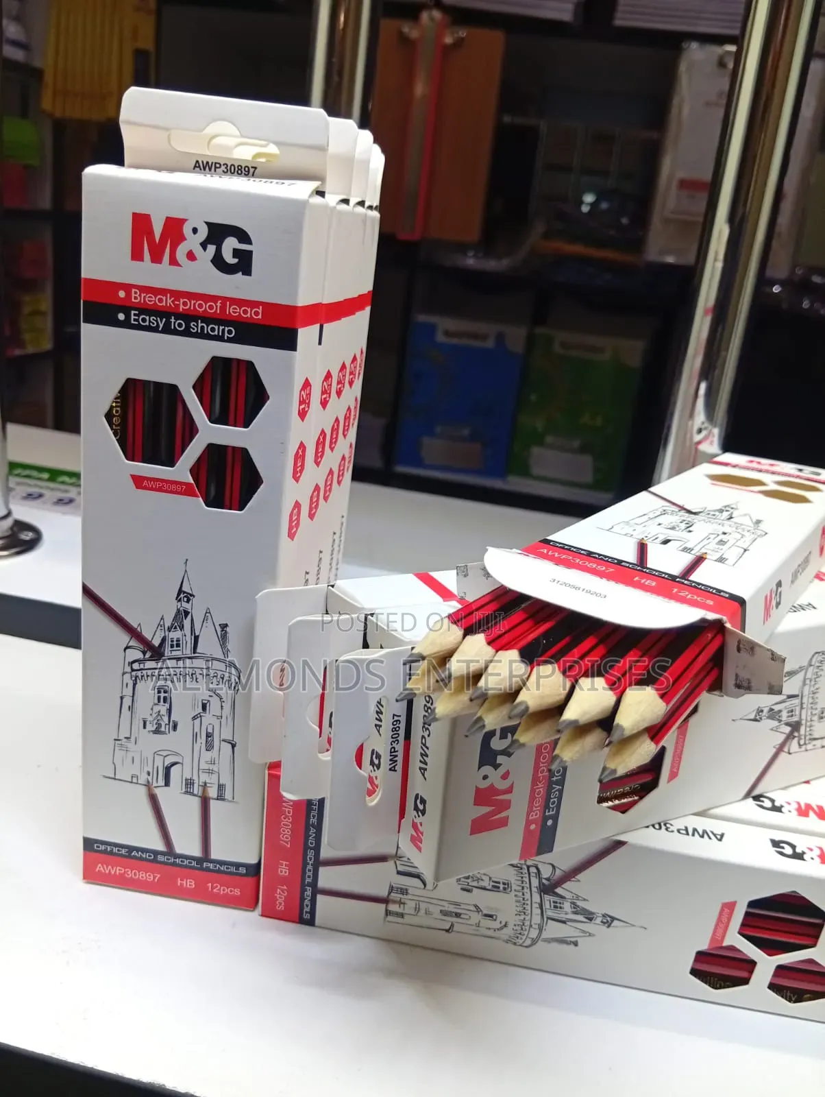 A Packet of 12pcs M G Hb Pencil
