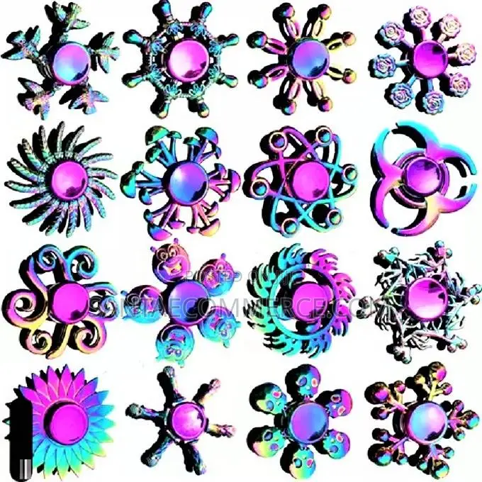 Rainbow Metal Fidget Spinner