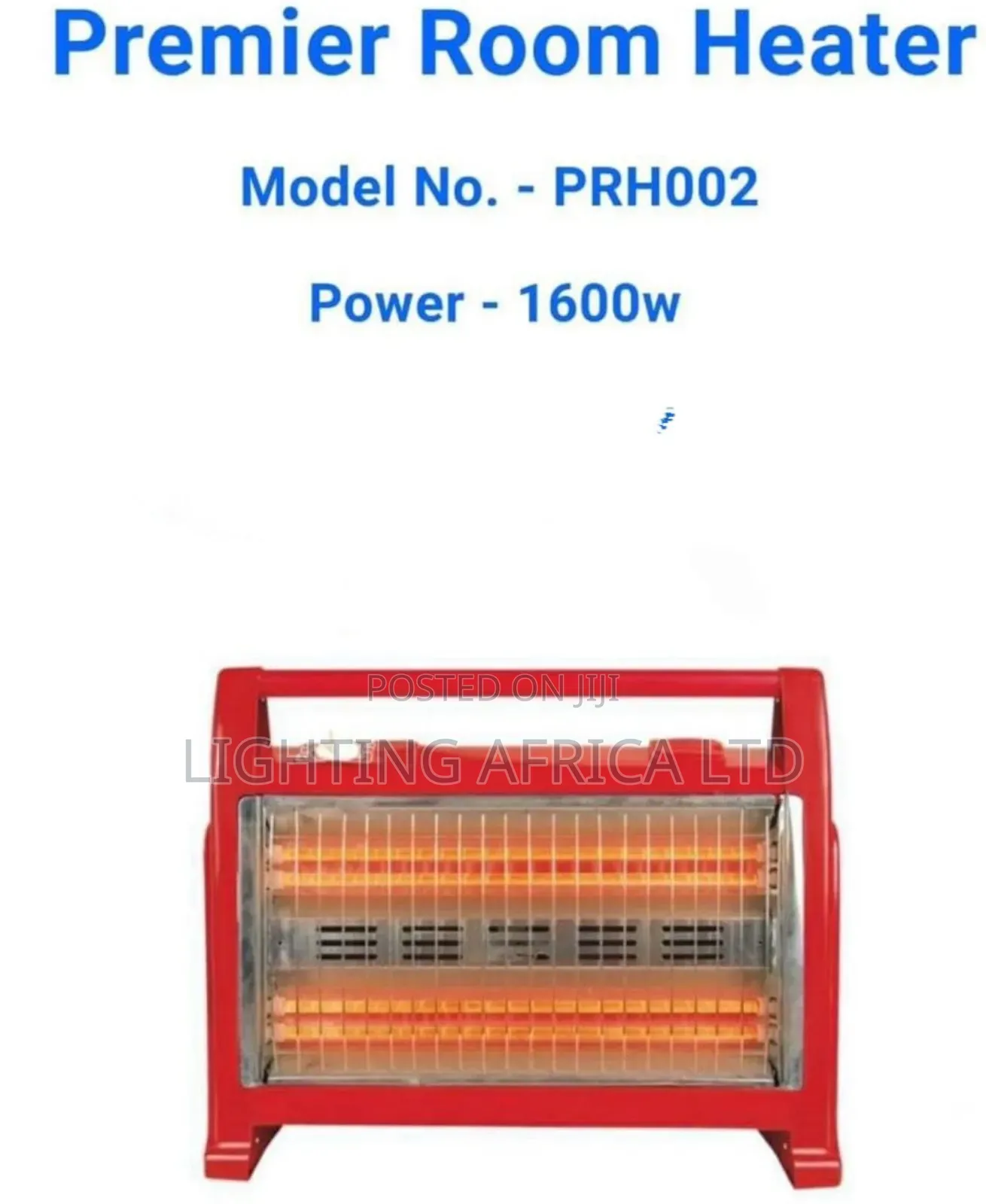 Premier Standard Room Heater 1600 Watt's