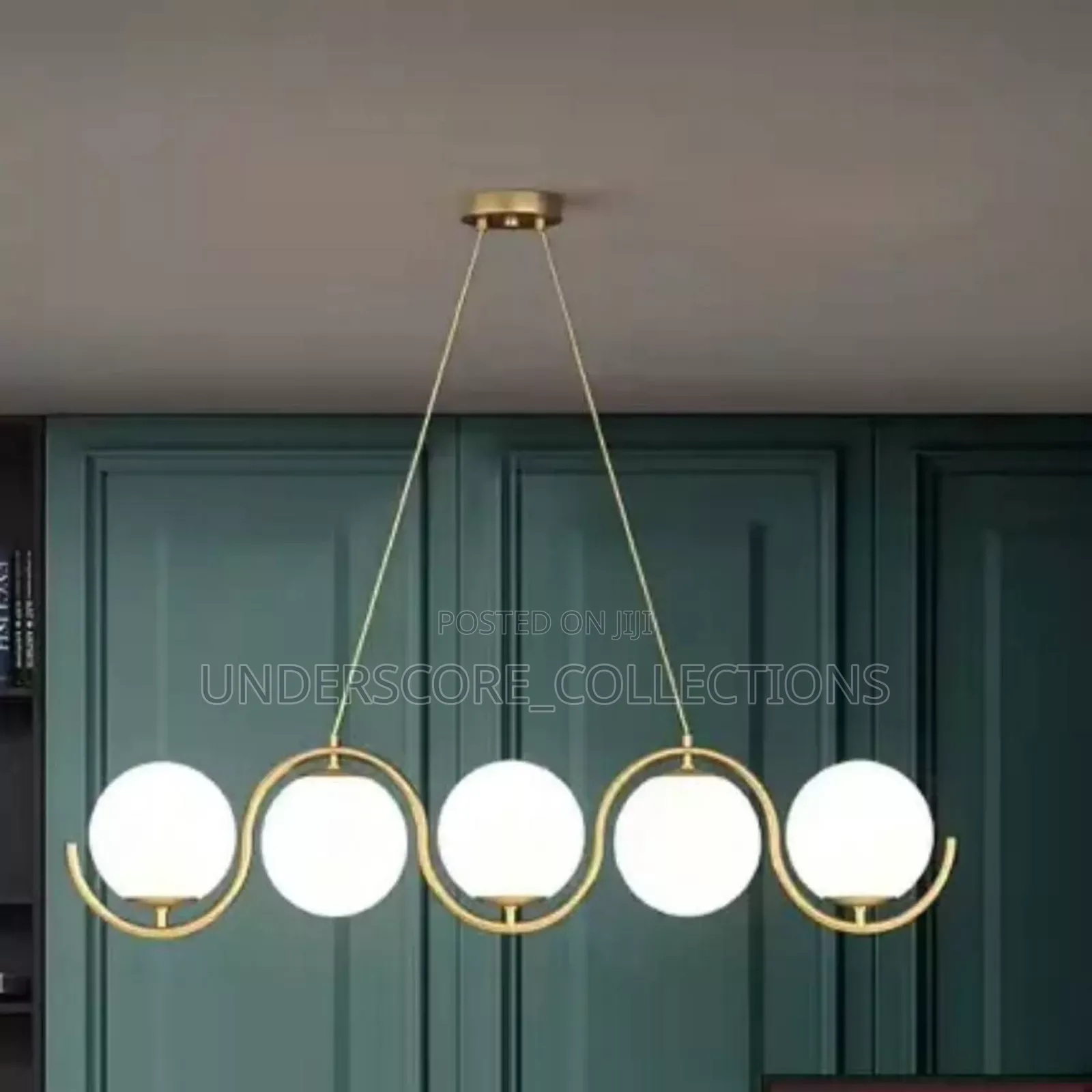 Gold Spiral Design Lights