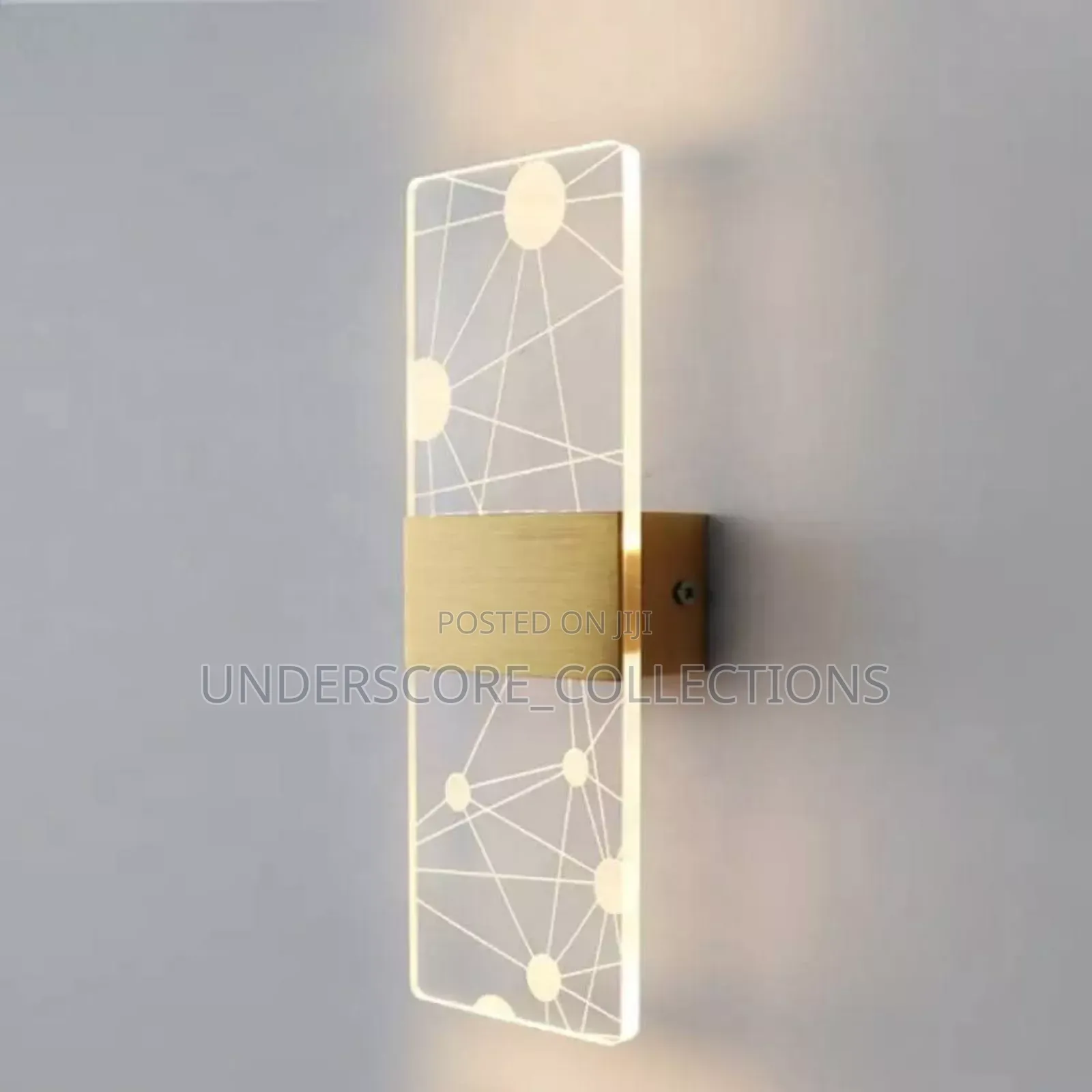Indoor Golden Glass Bulb Wall Lights