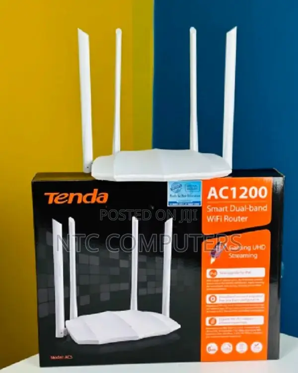 Tenda Ac5 Ac1200 Smart Dual-Band Wifi Router