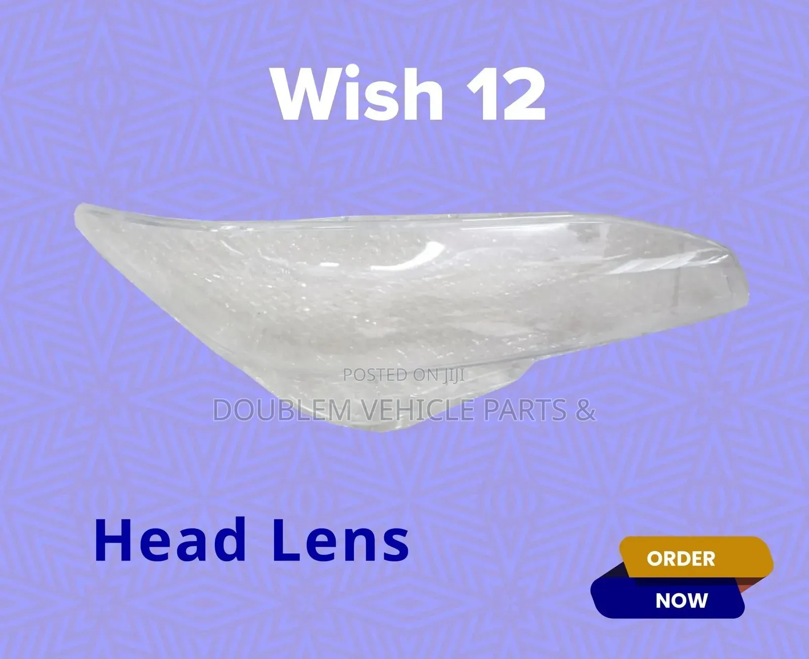 Headglass/Headlens Toyota Wish 2012