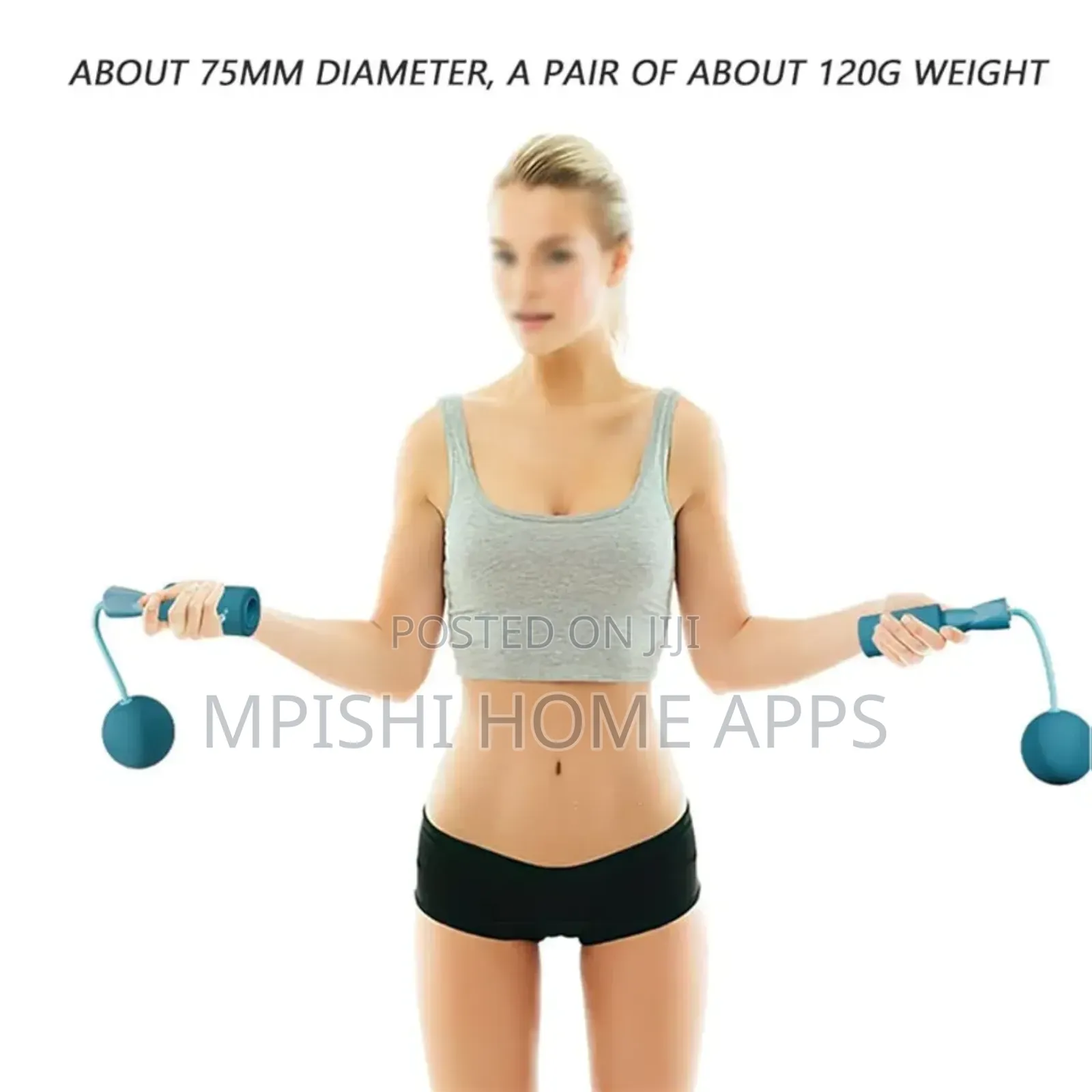 Cordless Skipping Rope With Ball Tip