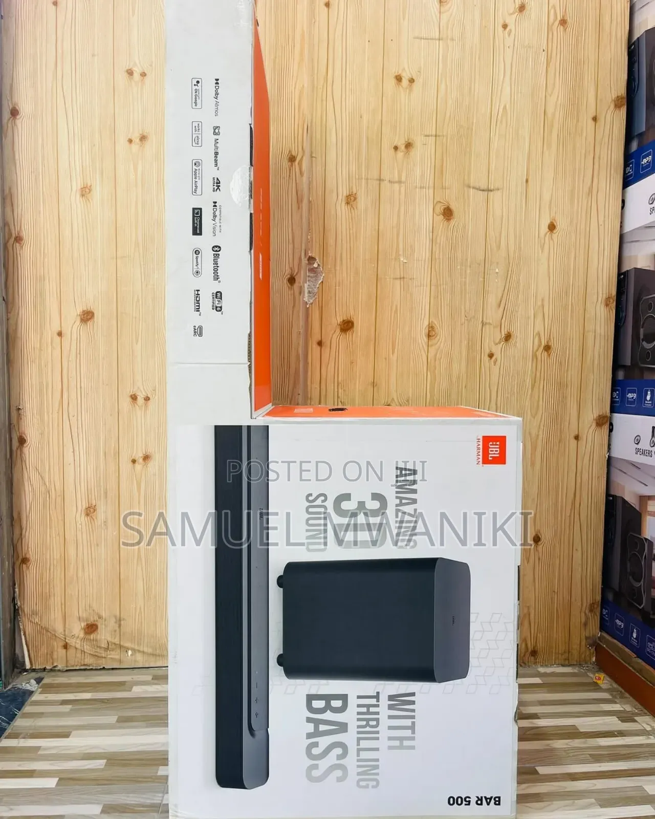 JBL Bar 500 5.1ch Soundbar
590 Watts Dolby Atmos