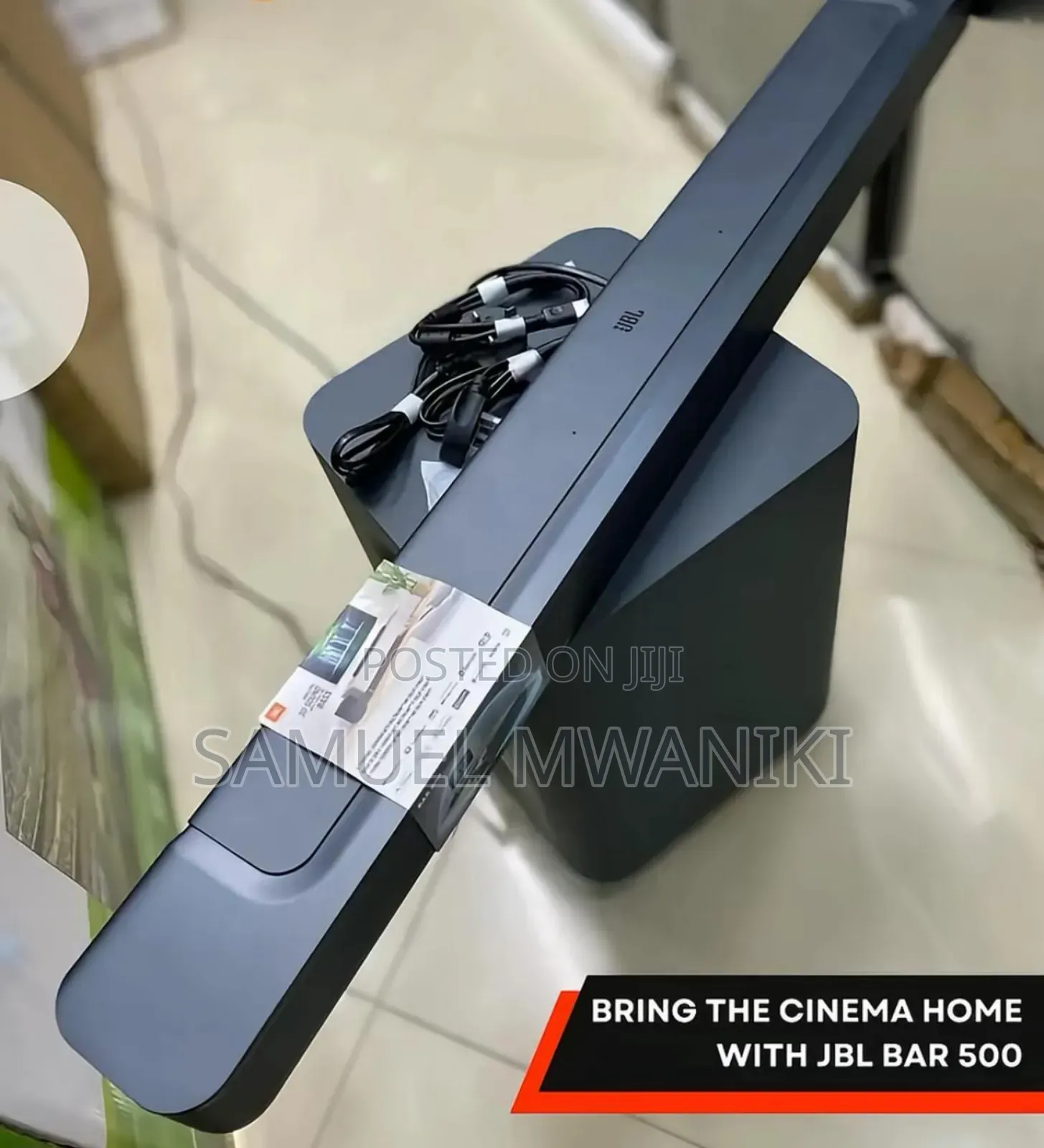 JBL Bar 500 5.1ch Soundbar
590 Watts Dolby Atmos