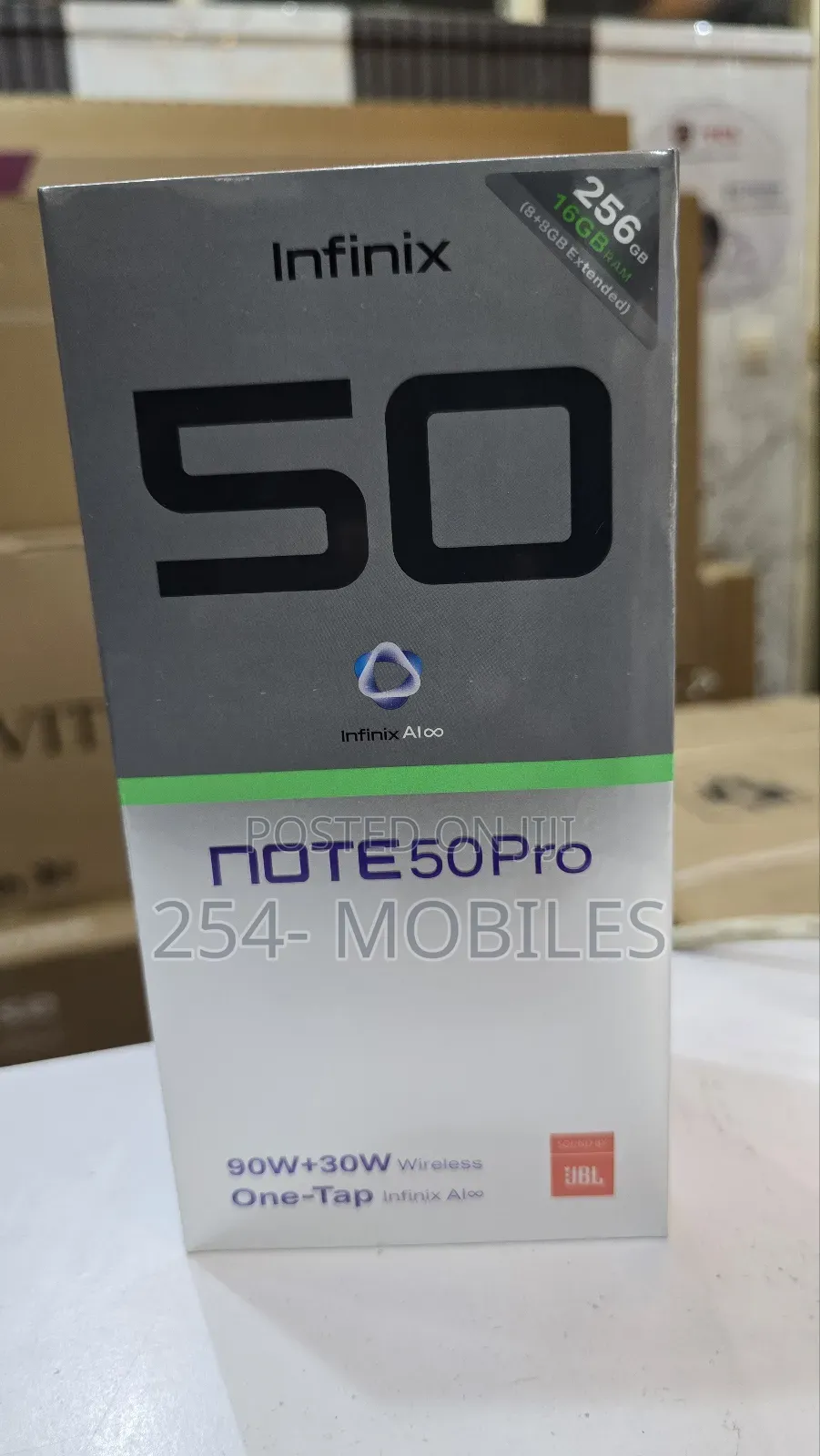 New Infinix Note 50 Pro 4G 256 GB Black