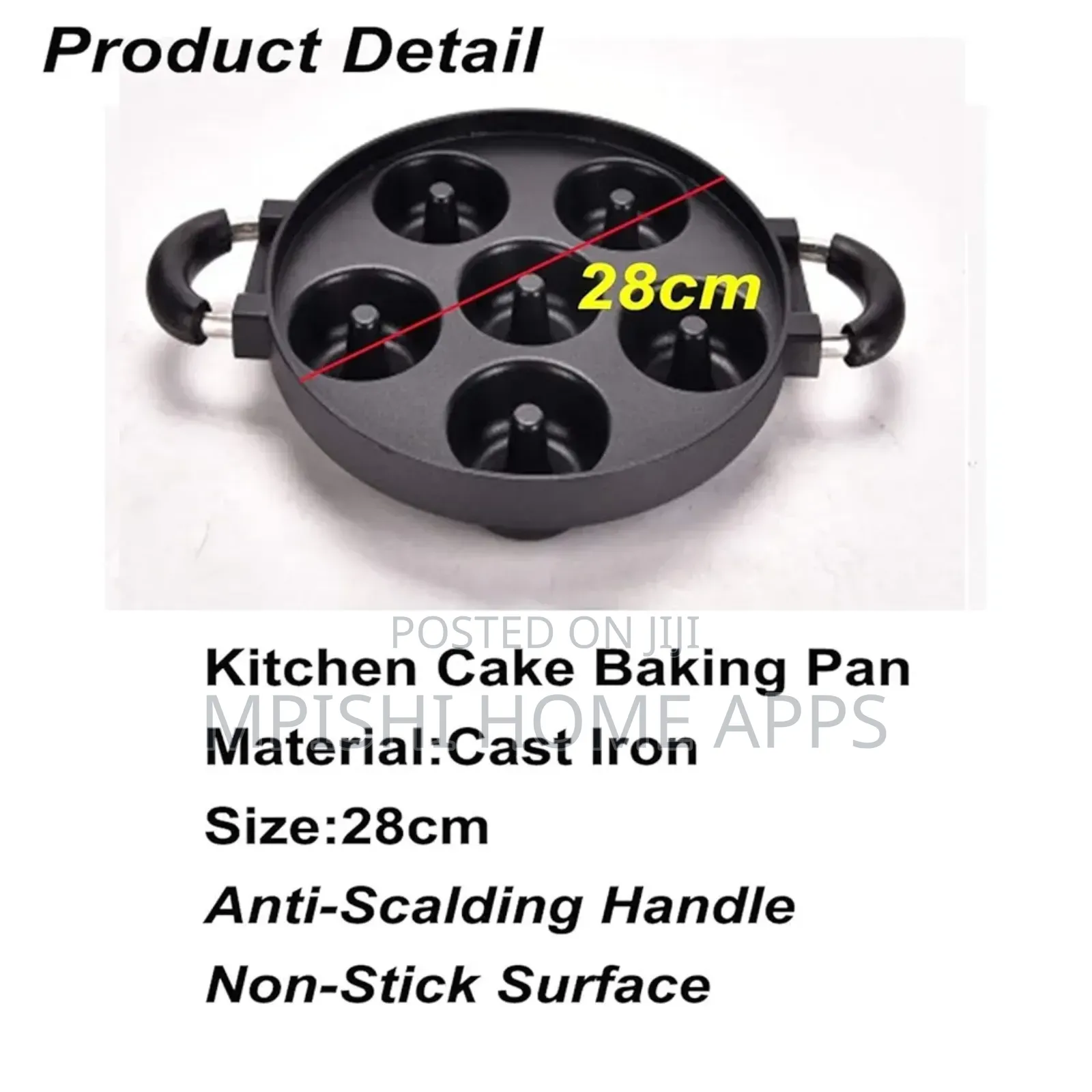 6 Slot Non-Stick Donut Pan