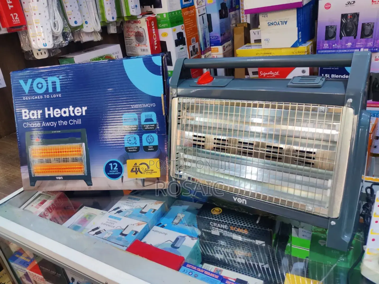Von Quartz Heater 1600w