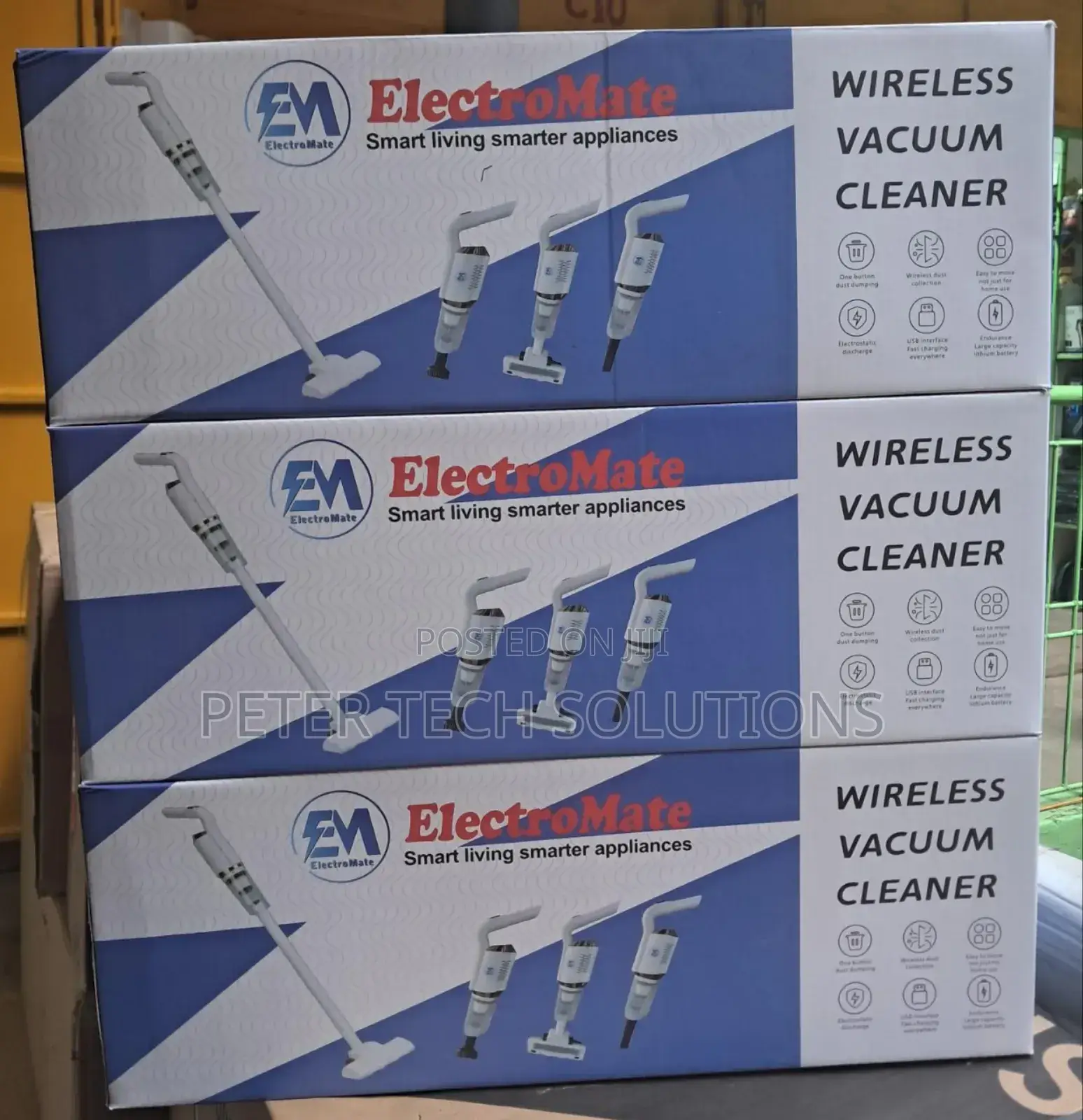 Electromate Wet Dry Wireless Vacuum Cleaner