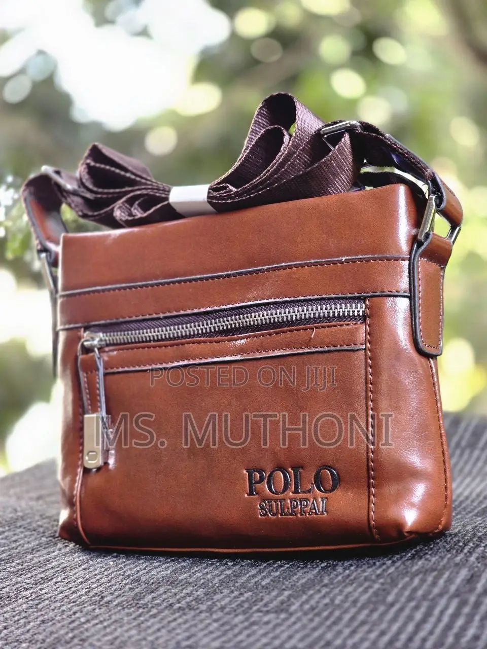 Polo Leather Shoulder Bag