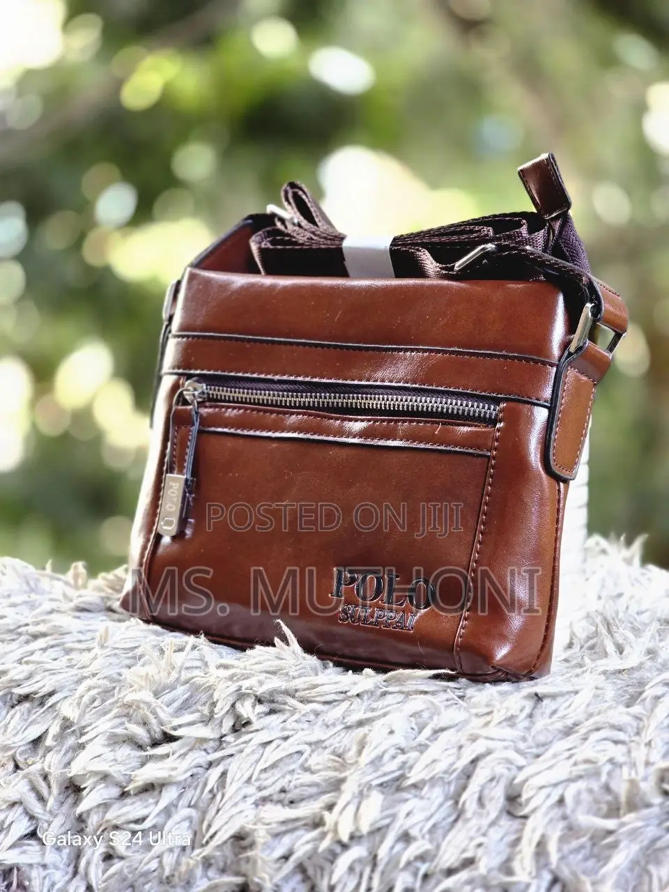 Polo Leather Shoulder Bag