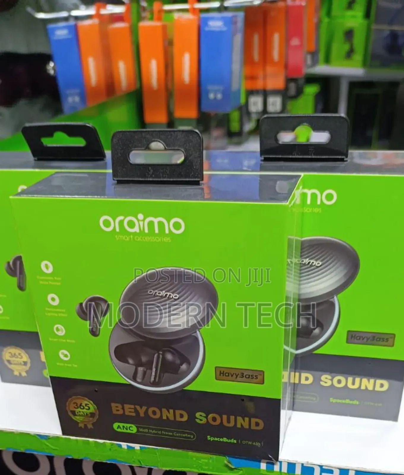 Oraimo Spacebuds Hybrid Anc Earbuds Customized Voice Prompt