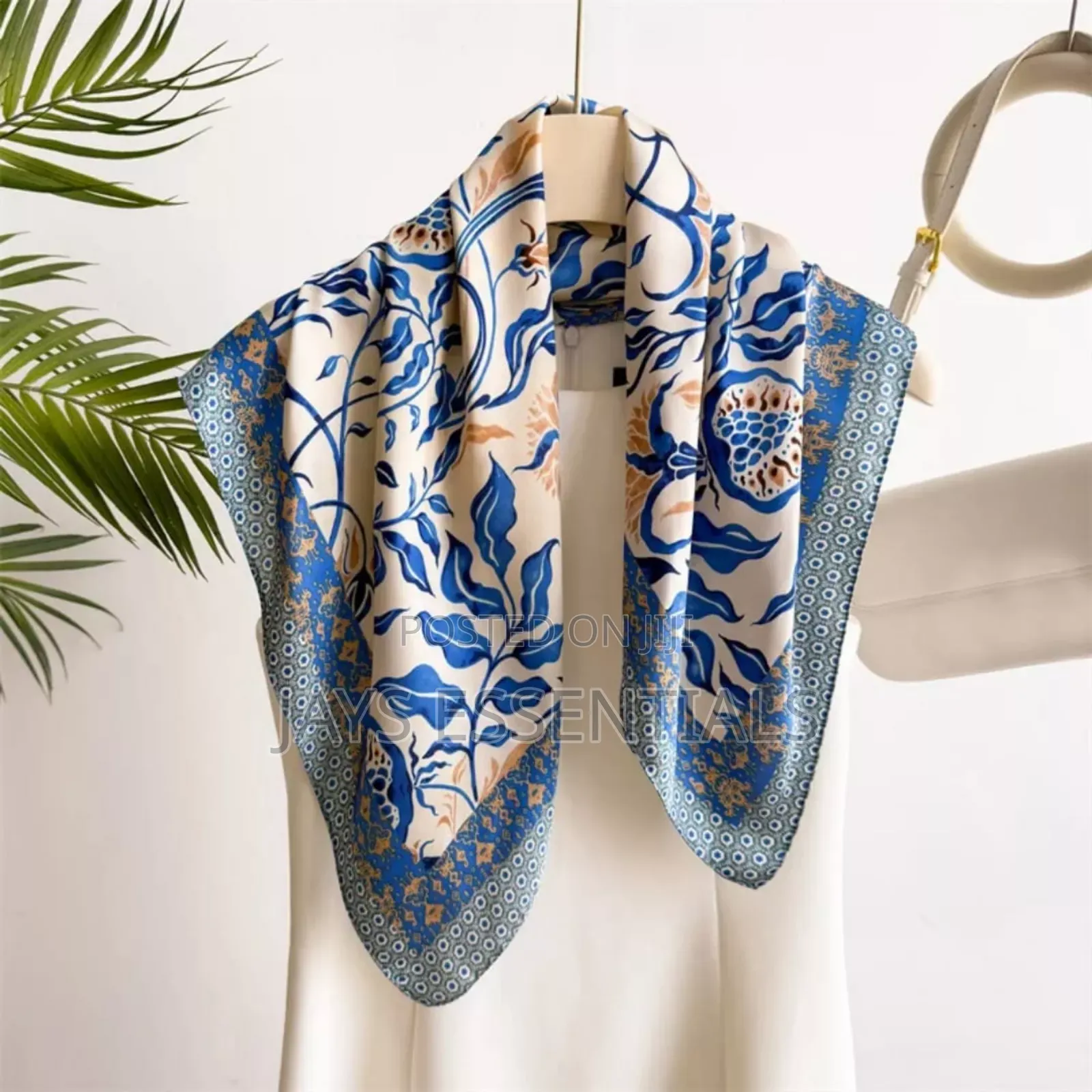 Multipurpose Square Silk Scarfs