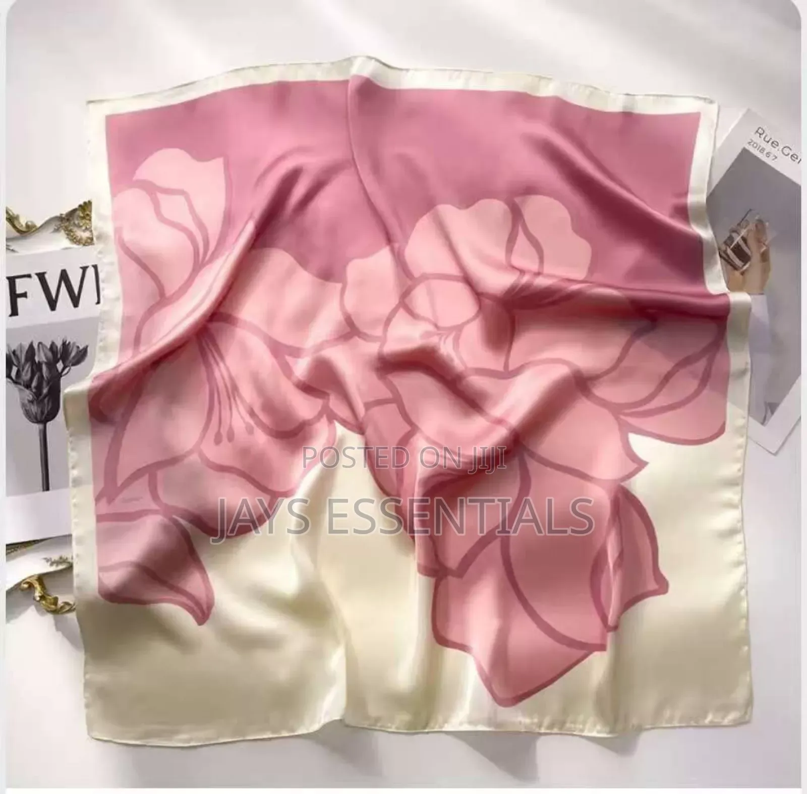 Multipurpose Square Silk Scarfs