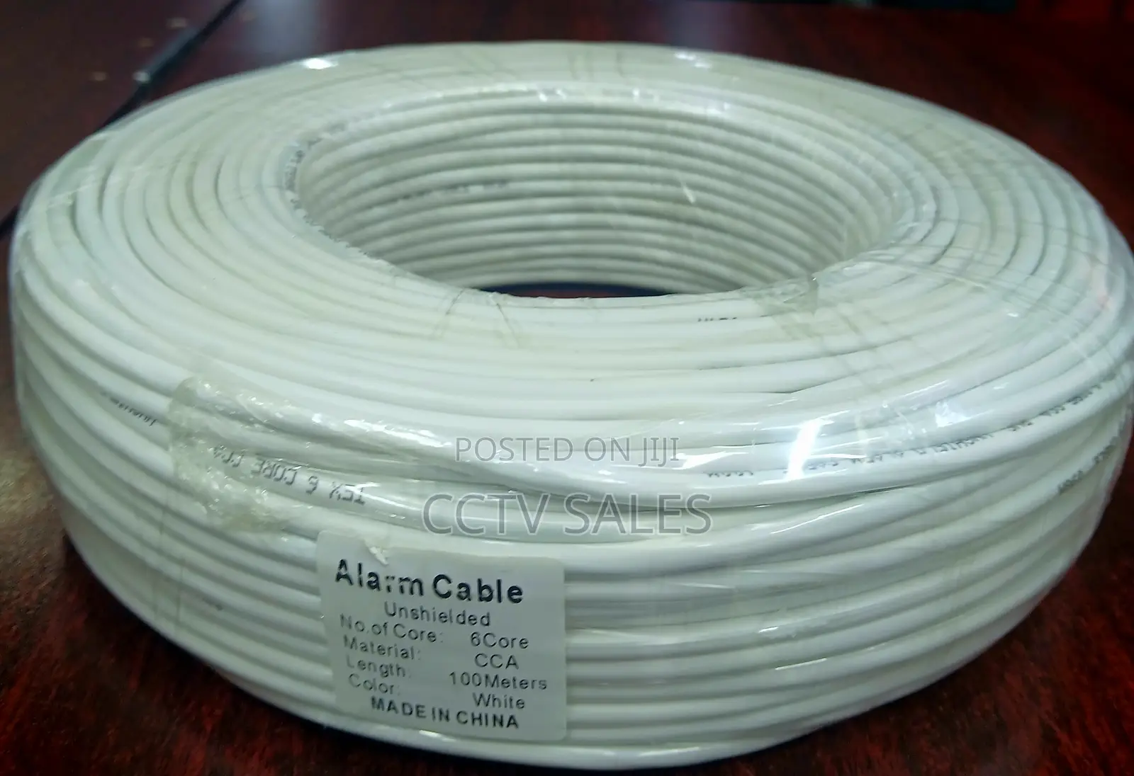 Security Alarm Cable 6 Core 100m White