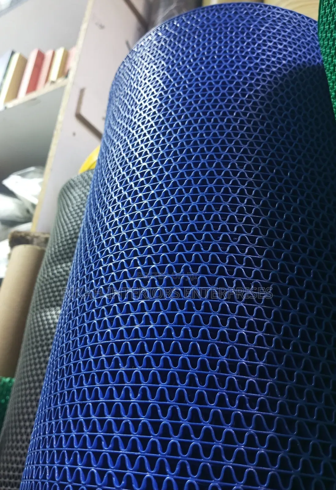 Blue Perforated Anti Slip Mats