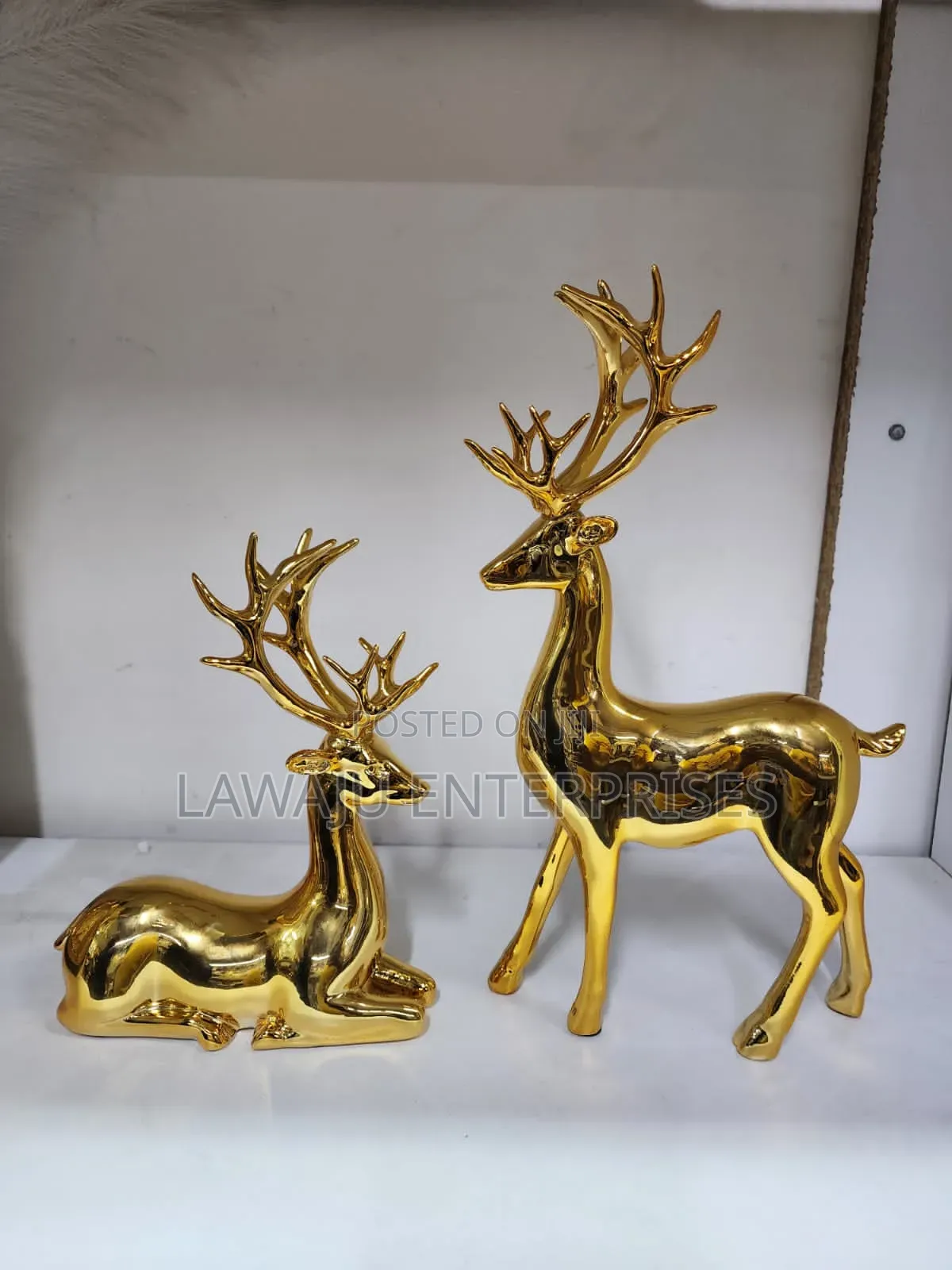 Gold Electroplated Deers