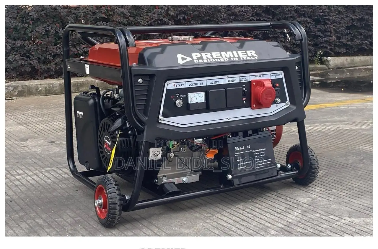 Reliable 5kva Petrol Generator With Keystart And Wheels