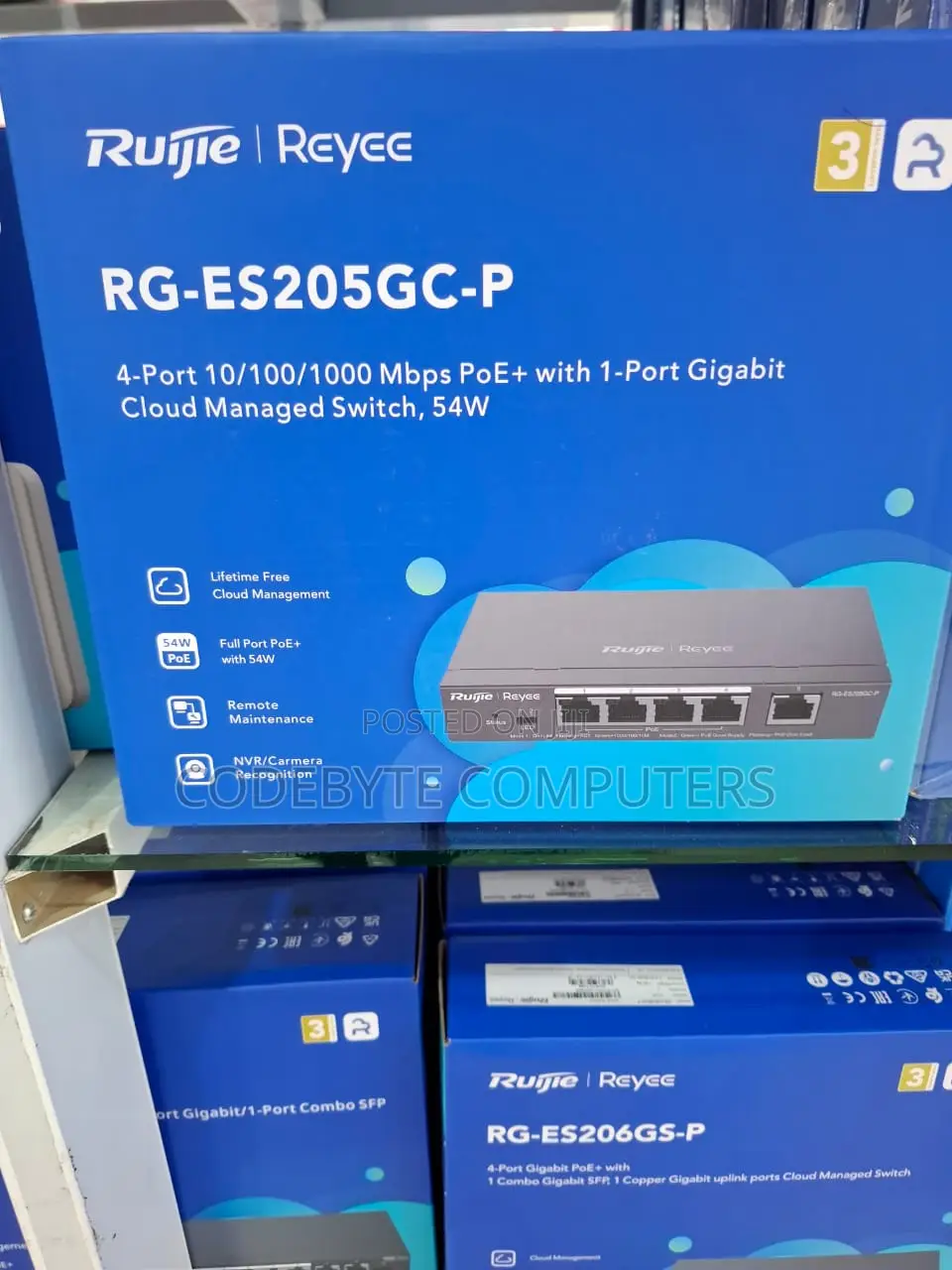 Rg-es205gc-p, 5-port Gigabit Smart Cloud Mananged Poe Switch
