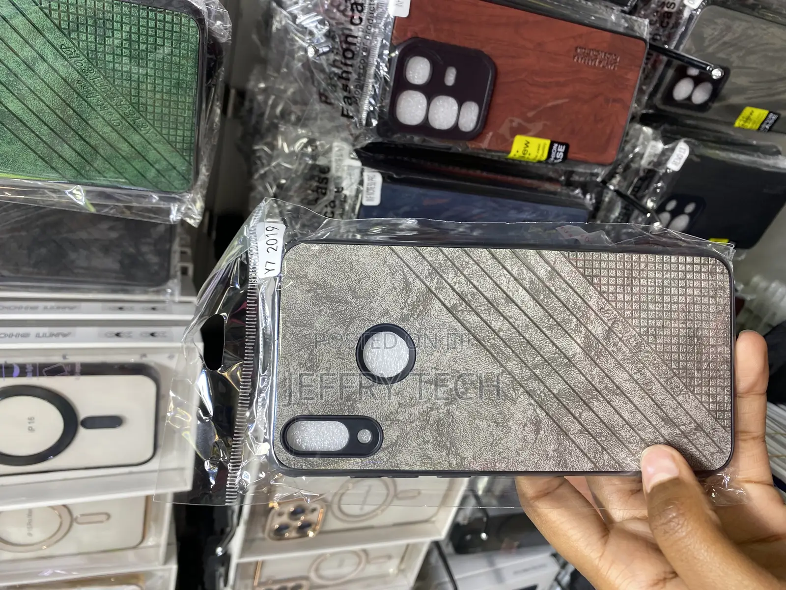 Shiyena Huawei Y7 2019 Cellphone Leather Back Case