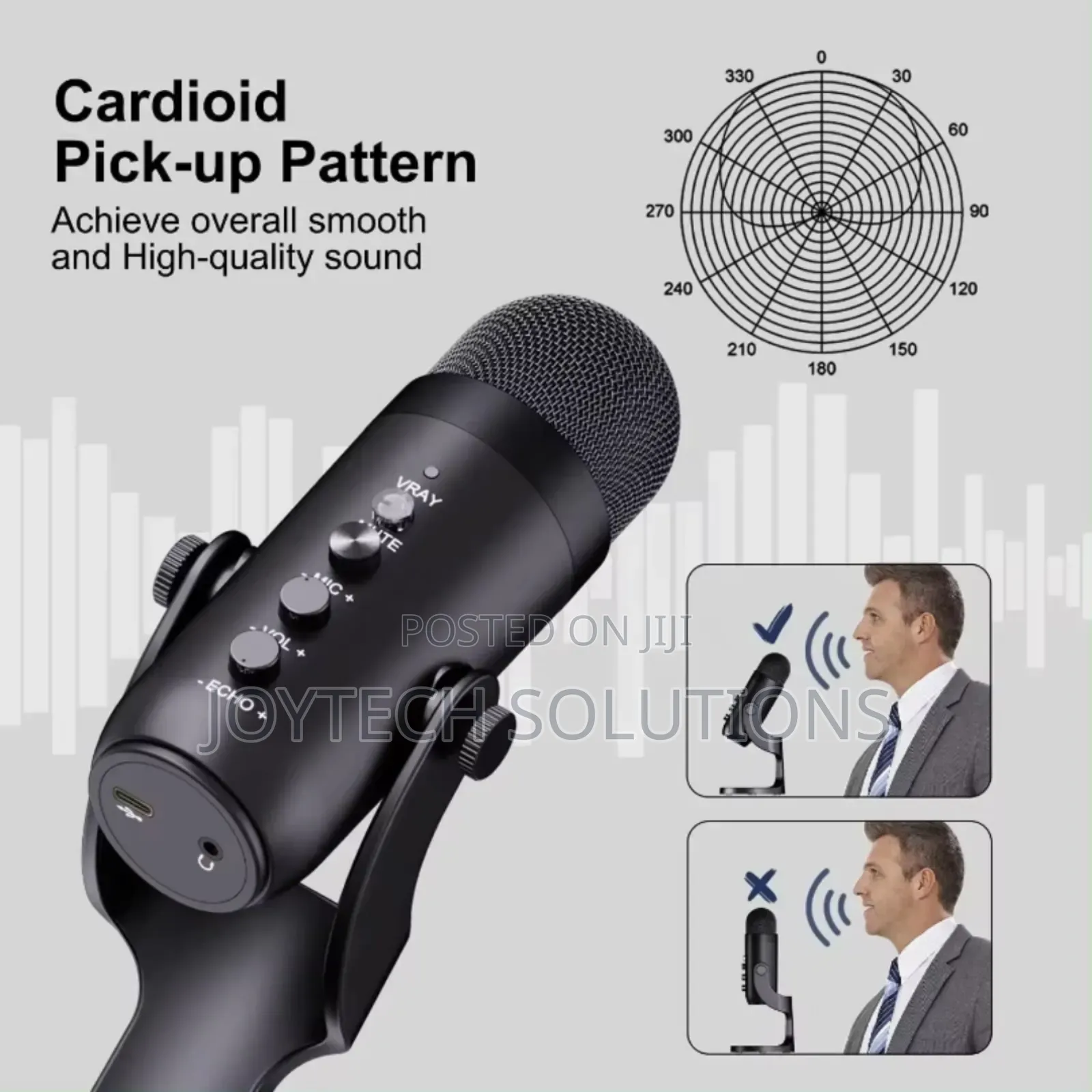 Metal Mesh Cover Microphone for Recording