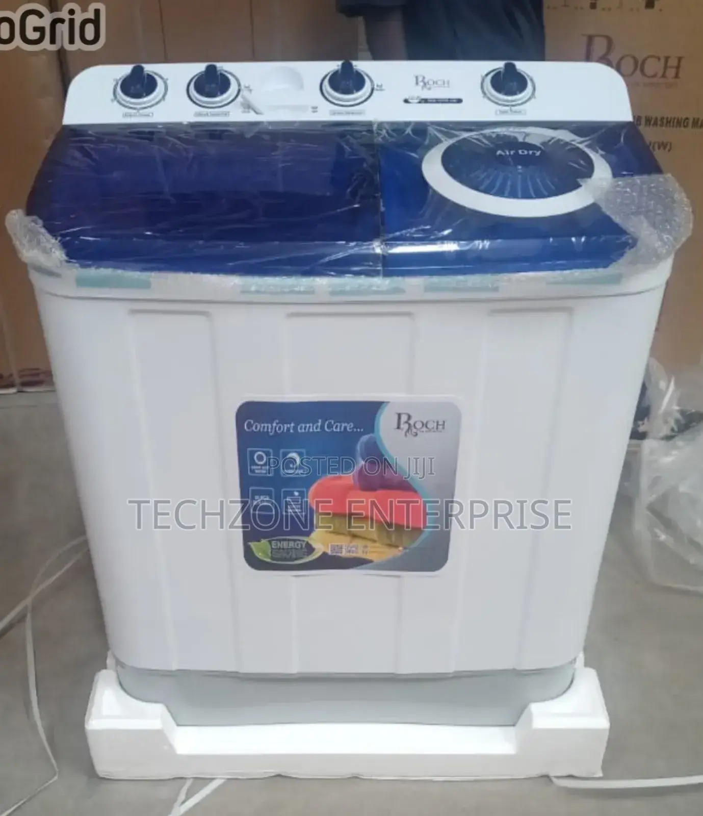 Roch RWM-10ttr-J Semi-Automatic Washing Machine, 10kgs 