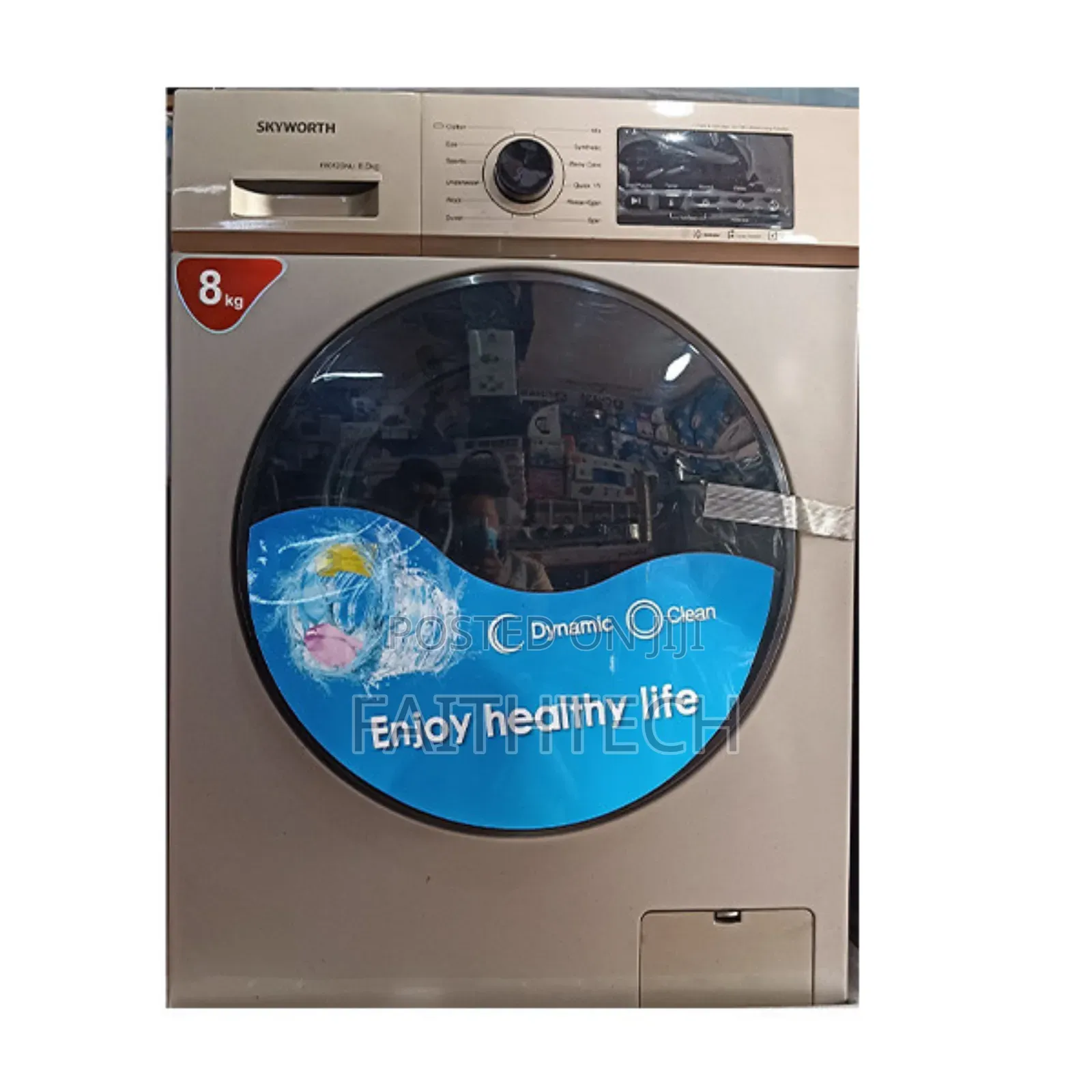 Skyworth 8kg Front Load Wash and Spin Machine