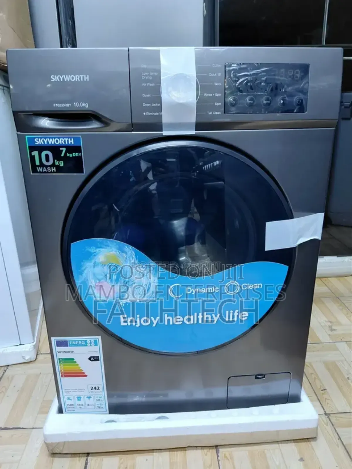 Skyworth 10kg Front Load Wash and Dry Washing Machine