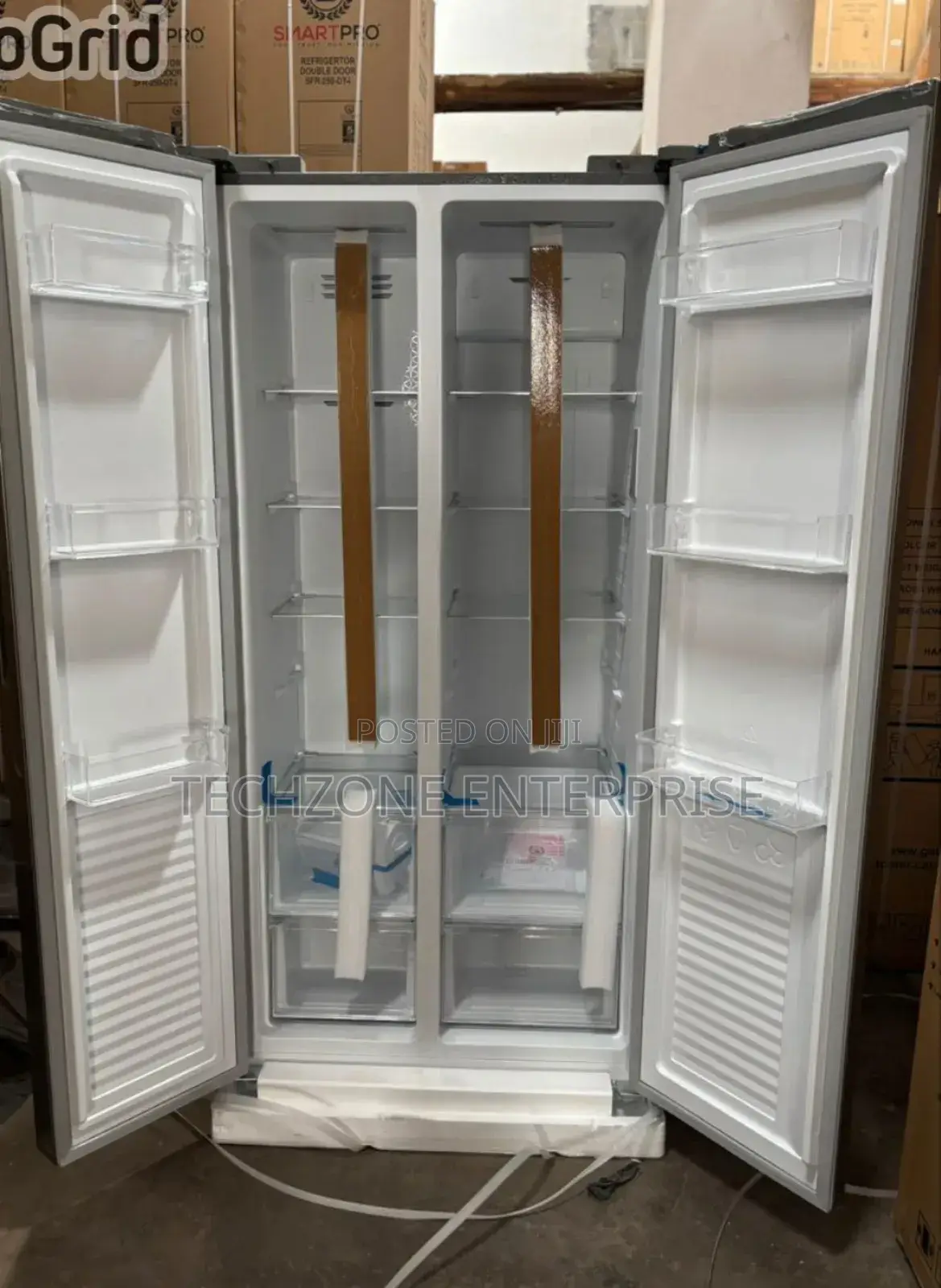 Smartpro Large Capacity 450l Side by Side No Frost Fridge