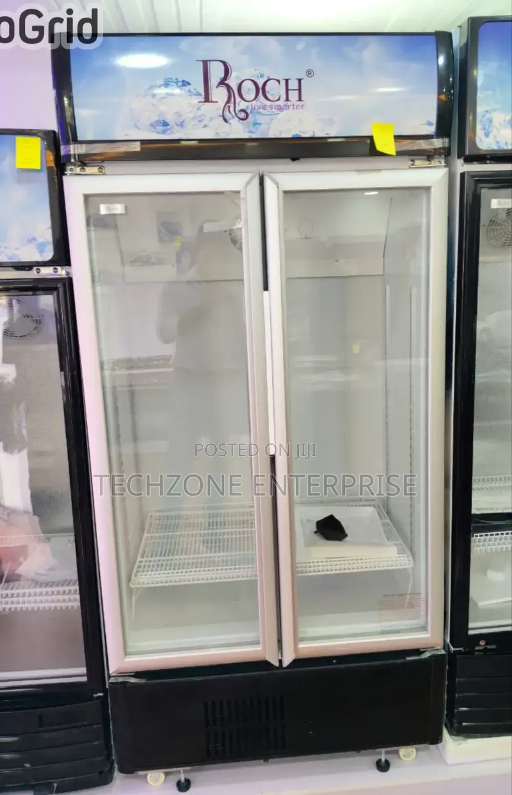 Roch 409 Litres Side by Side Non Frost Showcase Chiller