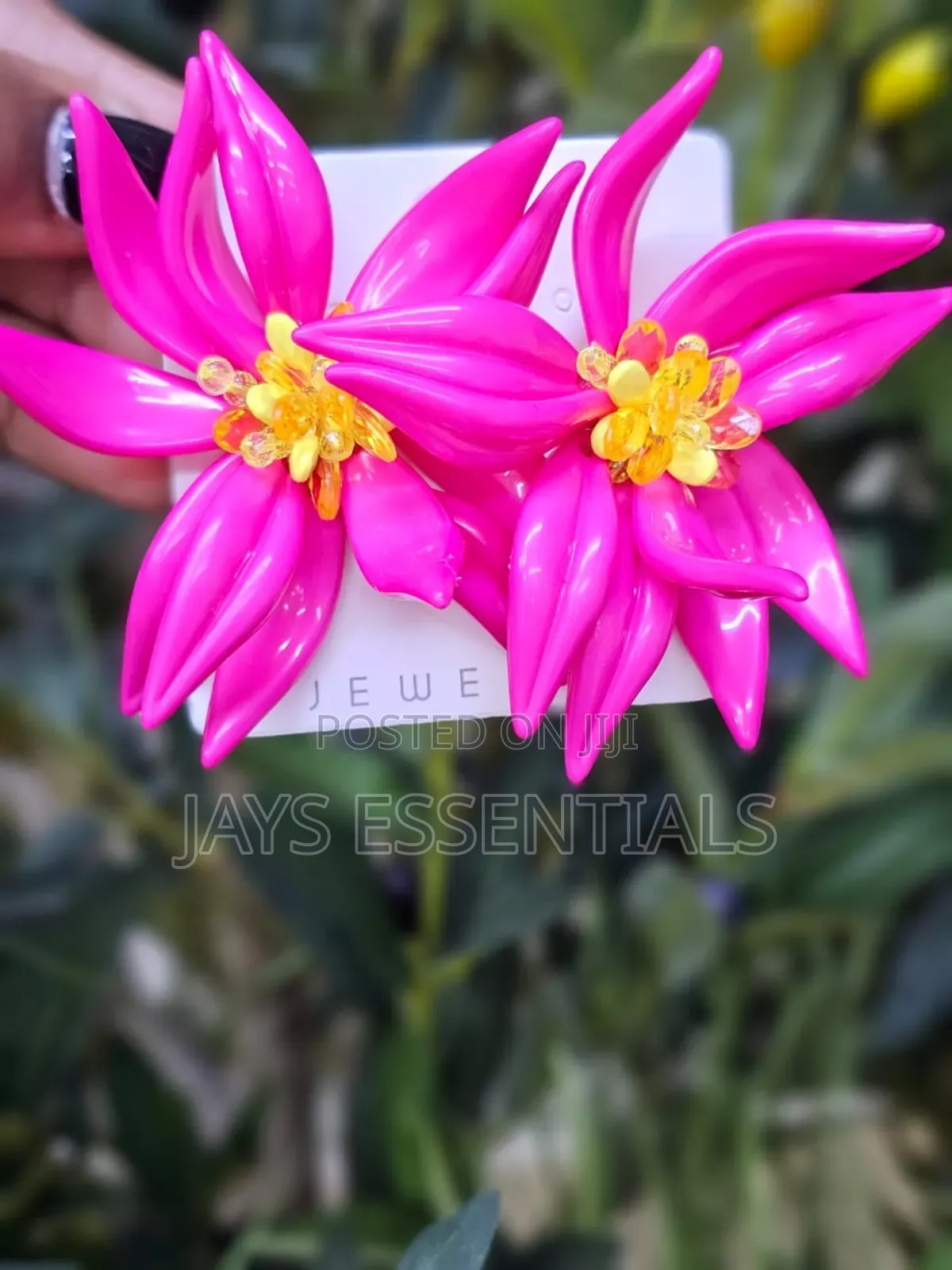 Bold Floral Earrings