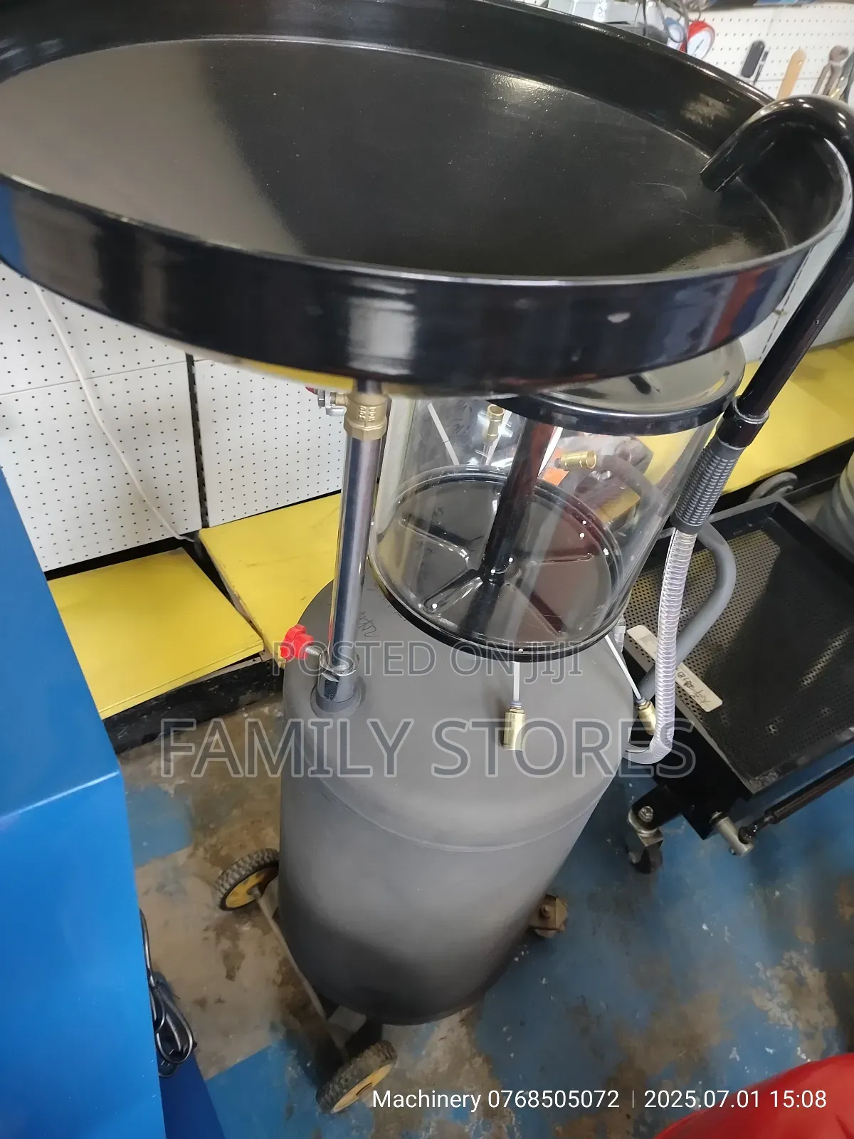 Heavy Duy Oil Drainer/Pan/Dispenser Machine