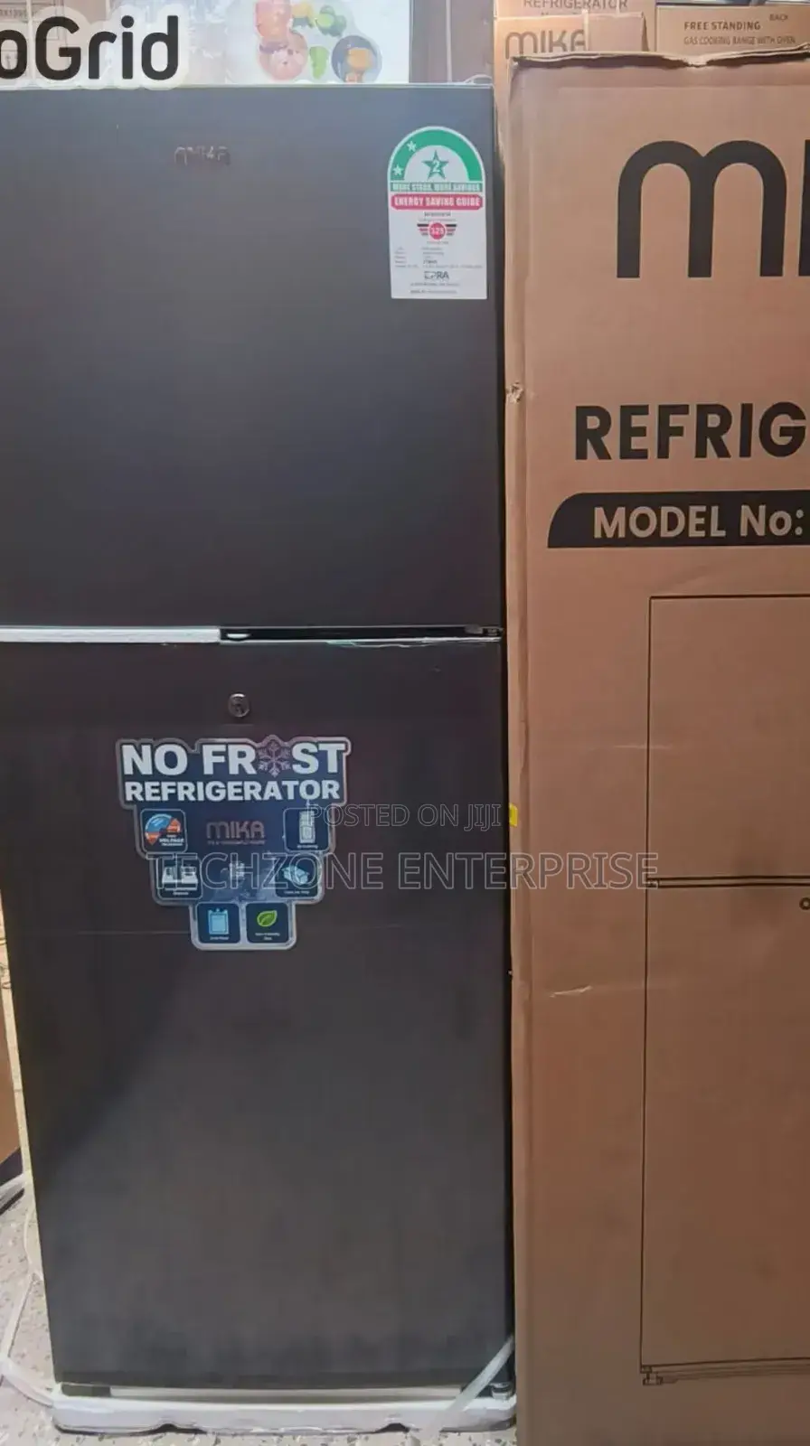 Mika Fridge, 2 Door No Frost,Cfc Free 202l Fridge