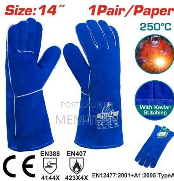 Total Heavy Duty Welding Gloves
Size:14 Inch