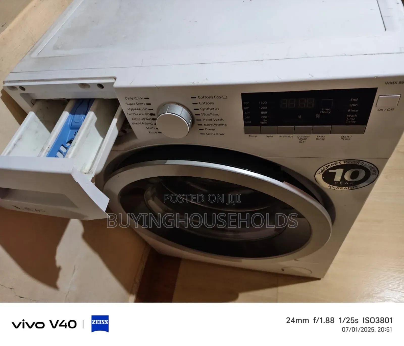 Beko 8kg Washing Machine,Selling for Parts
